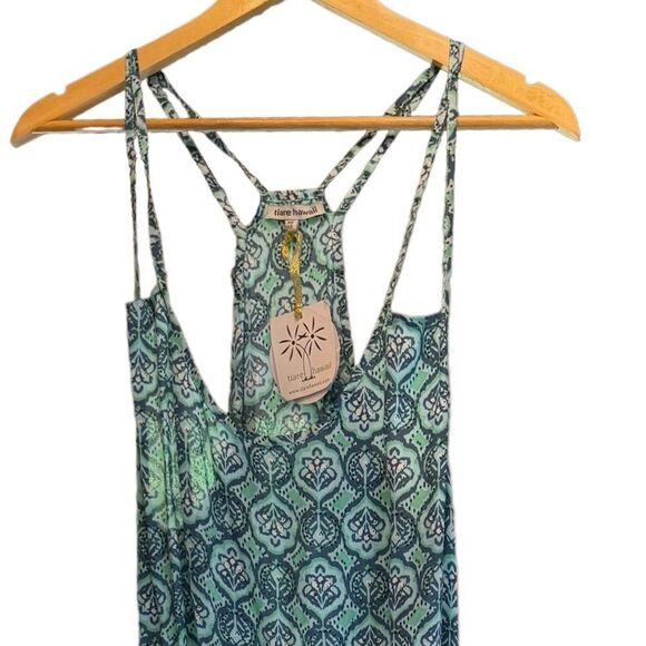 NWT. Tiare Hawaii. Blue Circle Print Romper. One Size. - Picture 6 of 10